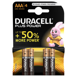 Duracell Plus Power AAA 4 pcs