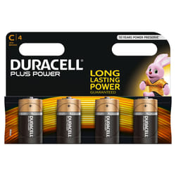 Duracell C Plus Power (4pcs) Batterie à usage unique Alcaline