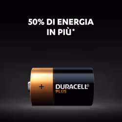 Duracell Plus D 2 pcs