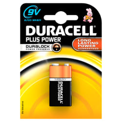 Duracell Plus Power Batterie à usage unique 9V Alcaline