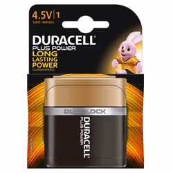 Duracell 4.5V Plus Power, Batterie à usage unique, 4.5V, Alcaline, 4,5 V, 1 pièce(s), Multicolore