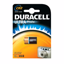 Duracell Ultra Photo CR2, Batterie à usage unique, Lithium-Ion (Li-Ion), 3 V, 1 pièce(s), 119 x 84 x 16 mm, Cylindrique
