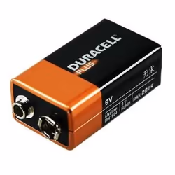 Duracell MN1604B1, Batterie à usage unique, Alcaline, 9 V, 1 pièce(s), Noir, Orange, 26 mm