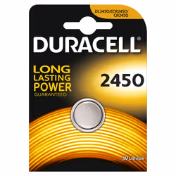 Duracell CR2450 3V, Batterie à usage unique, CR2450, Lithium, 3 V, 1 pièce(s), Pile bouton