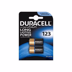 Duracell Ultra Photo 123 Batterie 2 x CR123A Li