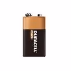 Duracell Plus 9V 2 Pack, Batterie à usage unique, 9V, Alcaline, 9 V, 2 pièce(s), Noir