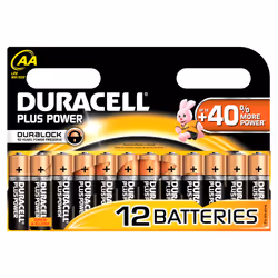 Duracell Plus Power, Batterie à usage unique, AA, Alcaline, 1,5 V, 12 pièce(s), Cylindrique