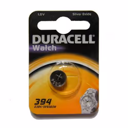 Duracell D394, Batterie à usage unique, Argent-Oxide (S), 1,5 V, 1 pièce(s), Argent, 3 mm