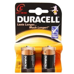 Duracell 2 LR14 C Batterie à usage unique Alcaline