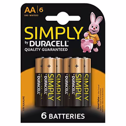 Duracell 5000394111943, Batterie à usage unique, AA, Alcaline, 1,5 V, 6 pièce(s), Noir, Marron