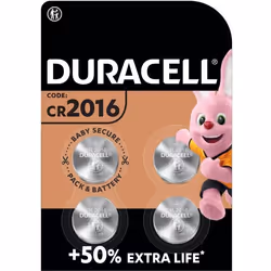 Pile DURACELL DL/CR 2016 x4