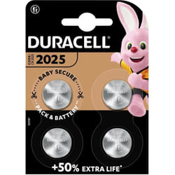 Pile bouton cr 2025 3 v 4 pc(s) 165 mAh lithium Elektro 2025 S223272 - Duracell