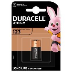 Duracell 123106 pile domestique Batterie à usage unique CR123A Lithium