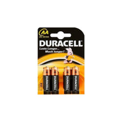 AA/LR6 Alcaline Basic MN1500 4 pièces. - Duracell