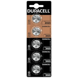 Piles - DURACELL - CR2025 - Lithium 3V - Blister de 5 - Date de validation 05/2028