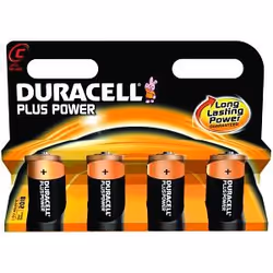 Duracell MN1400B4, Batterie à usage unique, C, Alcaline, 1,5 V, 4 pièce(s), Noir, Orange