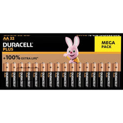 Duracell - Pile LR6 (aa) Plus-AA BP32 alcaline(s) 1.5 v 32 pc(s)