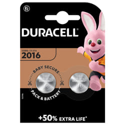 Duracell 2016 Batterie CR2016 2 pcs