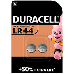 Micro Pile Alkaline Bouton Duracell Lr44 1,5v (emballage 2 Unit) ø11,6x5,4mm