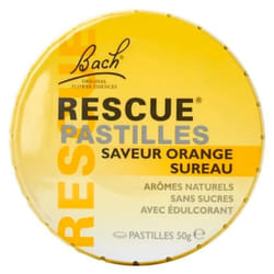 Rescue Bach Pastilles Saveur Orange Sureau 50 g