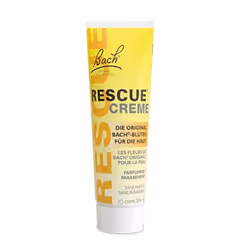 Bach RESCUE Cream, Crème, Unisexe, Calmant, Tous types de peau, 30 ml, Tube