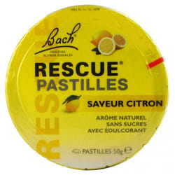 Rescue Bach Pastilles Saveur Citron 50 g