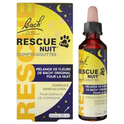 Rescue Bach Pets Compte-Gouttes Nuit 20 ml