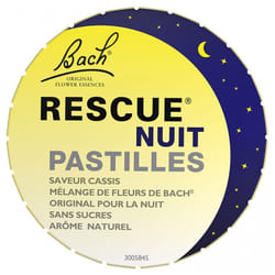Rescue Bach Nuit Pastilles Saveur Cassis 50 g