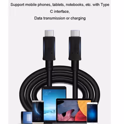 Câble USB C - UPERFE - 1M - Charge rapide 3A - Transfert de données - Compatible MacBook et smartphones
