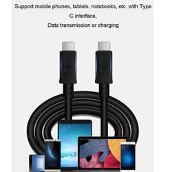 Câble USB C - UPERFE - 1M - Charge rapide 3A - Transfert de données - Compatible MacBook et smartphones