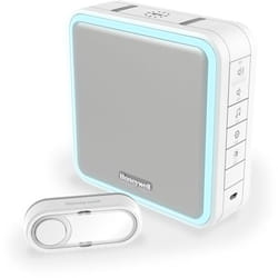 Honeywell Serie 9 DC915S Kit de sonnette de porte Argent, Blanc