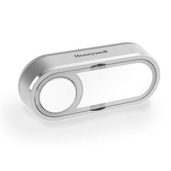 Honeywell DCP511G Bouton poussoir de sonnette de porte Argent, Blanc Sans fil