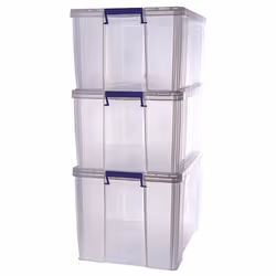 Fellowes ProStore, Boîte de rangement, Transparent, Rectangulaire, Polypropylène (PP), Monochromatique, Transparent