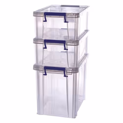 Fellowes ProStore, Boîte de rangement, Bleu, Blanc, Rectangulaire, Polypropylène (PP), Monochromatique, Blanc
