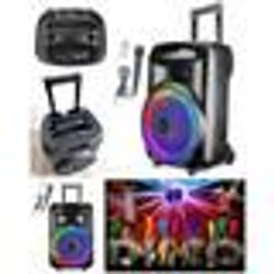 Enceinte Sono Portable - MSD - KA122 - 700W - Bluetooth 5.0 - Karaoke avec Micro et Télécommande