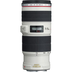 Canon EF 70-200mm f/4L IS USM SLR Téléobjectif Blanc