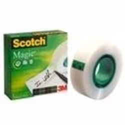 Scotch Magic Tape (3 rollen), 25 m, Transparent, 19 mm