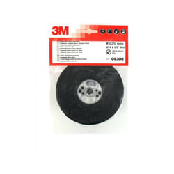 Plateau 3M lisse support pour disques fibre M14 diamètre 125 mm