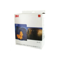 Boite de 50 paires de bouchons d'oreilles avec cordons 3M - 1200