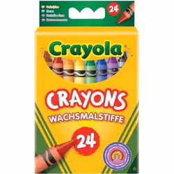 Crayola - 24 Crayons à la cire lavables - Mixte - A partir de 3 ans