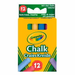 Crayola 12 Craies en couleur, 12 pièce(s), Multicolore, 12 couleurs