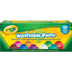 Crayola 10 Pots de Peinture Lavable