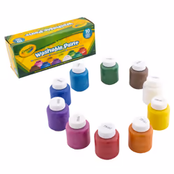 Crayola 10 Pots de Peinture Lavable