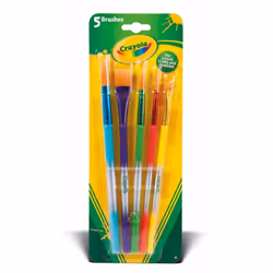VIVID Blister De 5 Pinceaux, Garçon/Fille, 3 an(s), Plastique, Consumer Unit ou UVC unité de vente consommateur tel que vendu ...