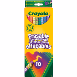 VIVID 10 crayons de couleur effaçables, 3 an(s), Garçon/Fille, 10 pièce(s), - 10 crayons, Consumer Unit ou UVC unité de vent ...