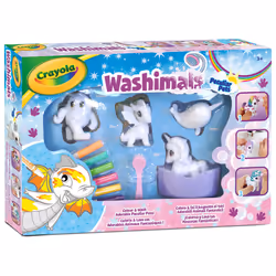 Crayola Washimals Animaux de fantaisie, Kit de figurines jouets, 3 an(s), Multicolore