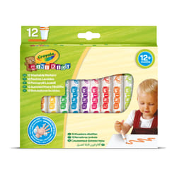Crayola 12 feutres lavables Mini Kids à pointe ronde