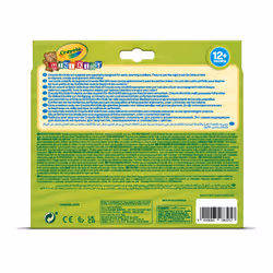 Crayola 12 feutres lavables Mini Kids à pointe ronde