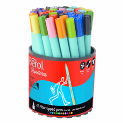 Berol S0376490, Multicolore, 0,6 mm, Turquoise, 42 pièce(s)