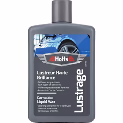 Lustreur haute brillance 475ml Brillance longue durée, toutes peintures Sans traces blanches. Protection Cire de Carnauba Le  ...